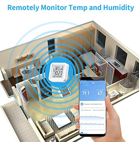 Smart WiFi Temperature & Humidity Monitor 🌡️📶 Real-Time Home Tracking