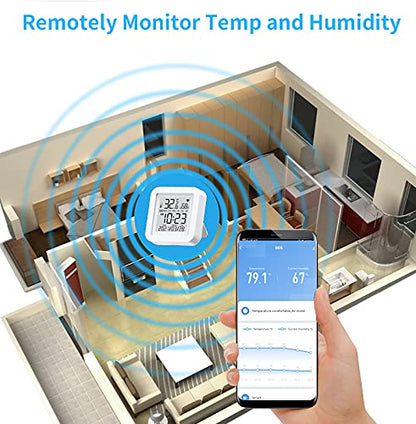 Smart WiFi Temperature & Humidity Monitor 🌡️📶 Real-Time Home Tracking