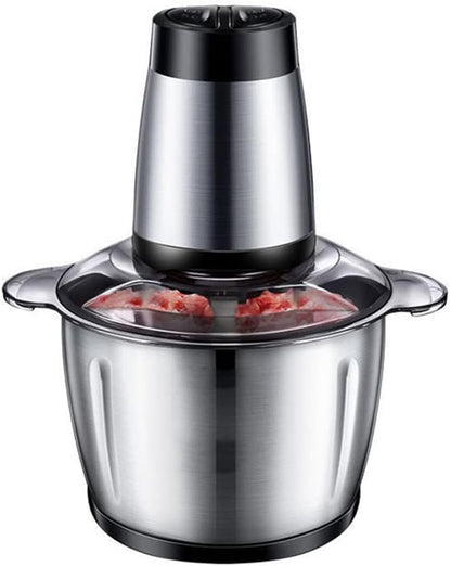 Electric Stainless Steel Food Chopper ⚡ Fast & Efficient Vegetable & Meat Cutter – Compact & Easy to Use for Home Cooking