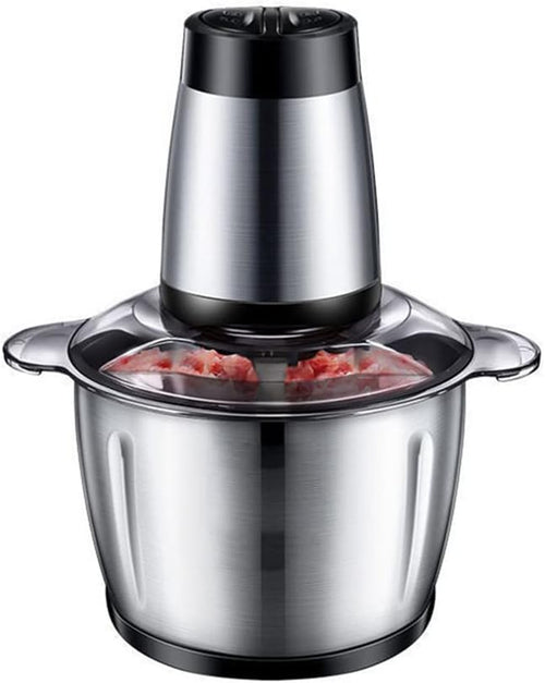Electric Stainless Steel Food Chopper ⚡ Fast & Efficient Vegetable & Meat Cutter – Compact & Easy to Use for Home Cooking