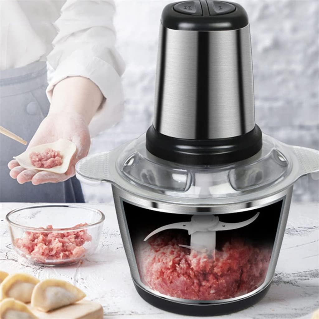 Electric Stainless Steel Food Chopper ⚡ Fast & Efficient Vegetable & Meat Cutter – Compact & Easy to Use for Home Cooking