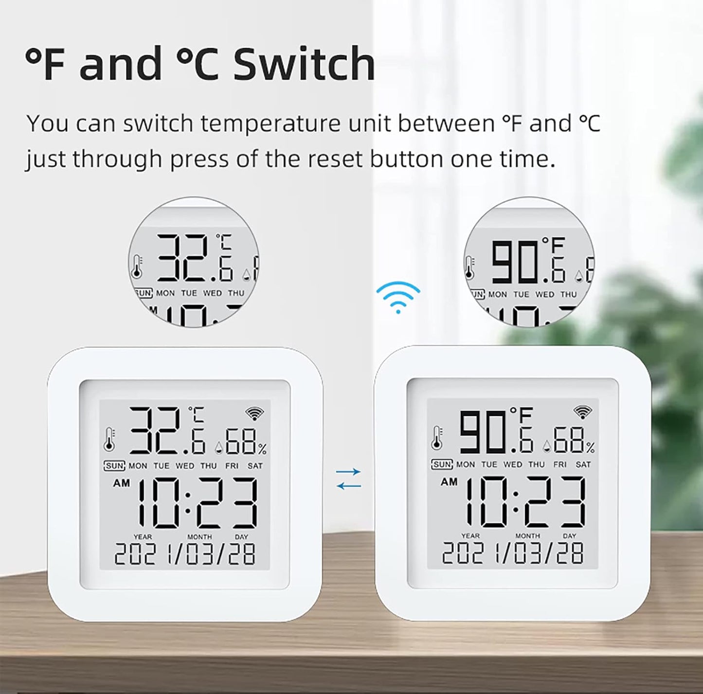 Smart WiFi Temperature & Humidity Monitor 🌡️📶 Real-Time Home Tracking