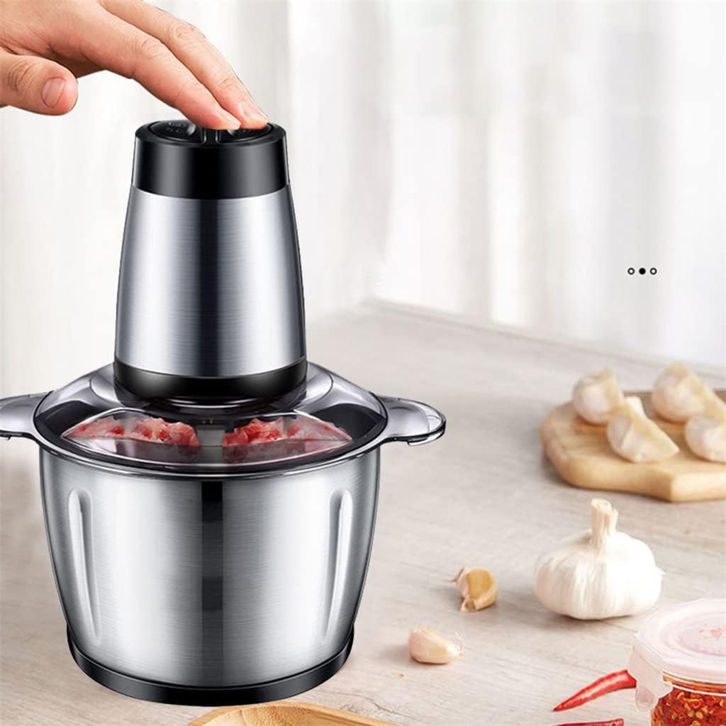 Electric Stainless Steel Food Chopper ⚡ Fast & Efficient Vegetable & Meat Cutter – Compact & Easy to Use for Home Cooking