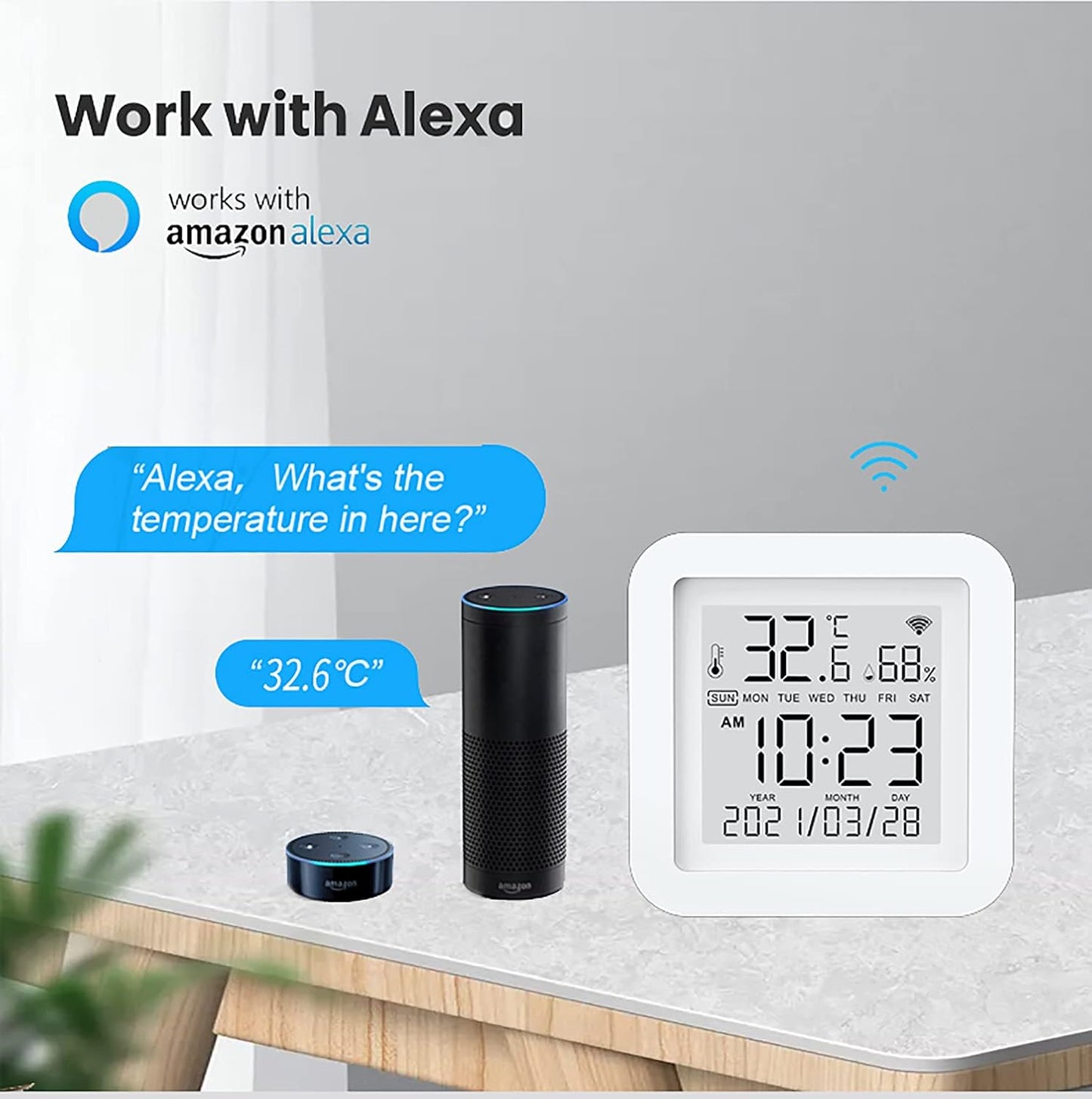 Smart WiFi Temperature & Humidity Monitor 🌡️📶 Real-Time Home Tracking