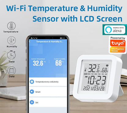 Smart WiFi Temperature & Humidity Monitor 🌡️📶 Real-Time Home Tracking