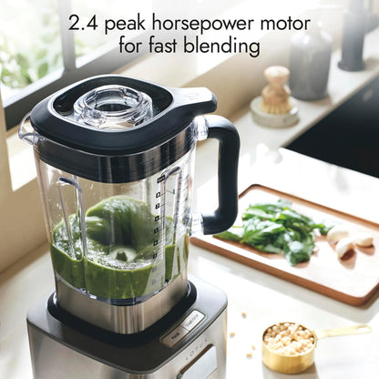 Professional Power Blender ⚡ Heavy-Duty 1545W Drink Mixer with 64oz Shatterproof Jar – Infinite Speed Control for Smoothies, Soups & More
