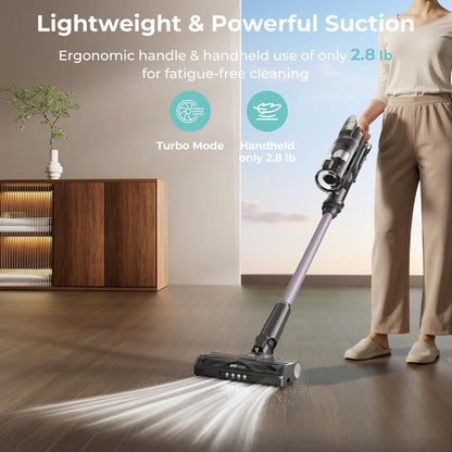 Cordless Stick Vacuum Cleaner ✨ 45-Min Strong Suction Lightweight Handheld